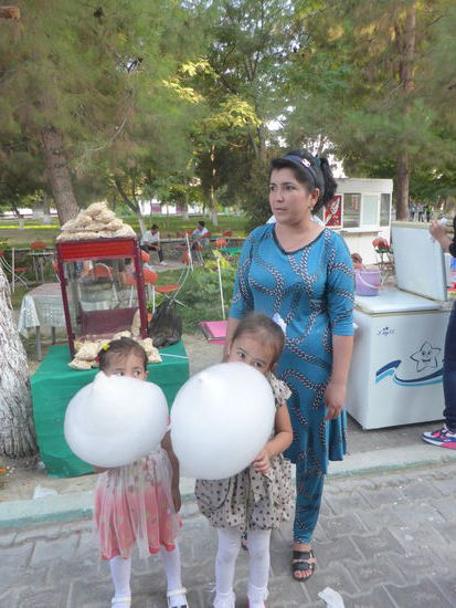 Zuckerwatte ist ja auch bei uns beliebt