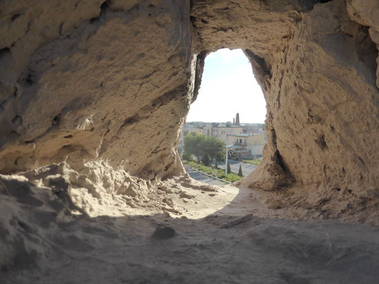 auch unser Old-Khiva-Hotel kann man sehen