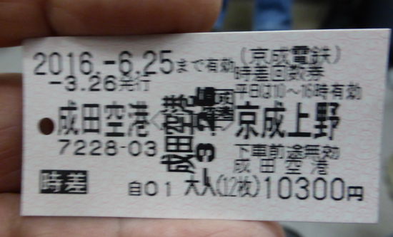 'sehr übersichtliche' Fahrkarte