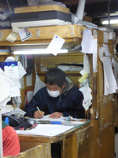 Buchführung in dem Gewusel muß natürlich auch sein