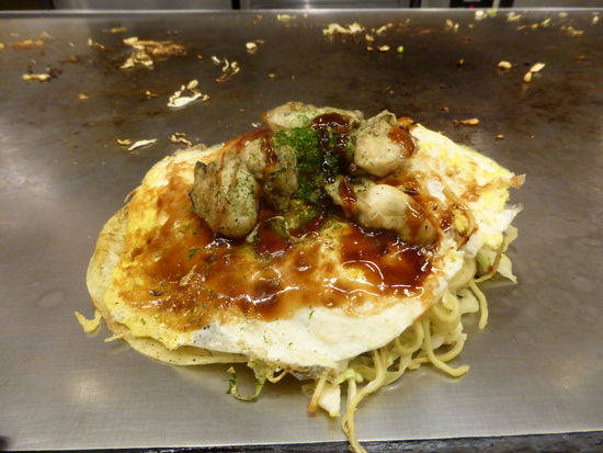 hier das Exemplar mit den warmen Austern