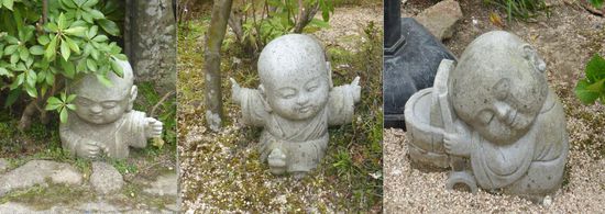 die drei weisen Minibuddhas haben uns am besten gefallen