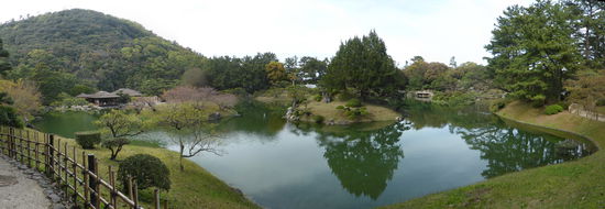 Gesamtfläche ca. 75 ha (ca. 230000 tsubo) -  1 tsubo = 3,3 qm