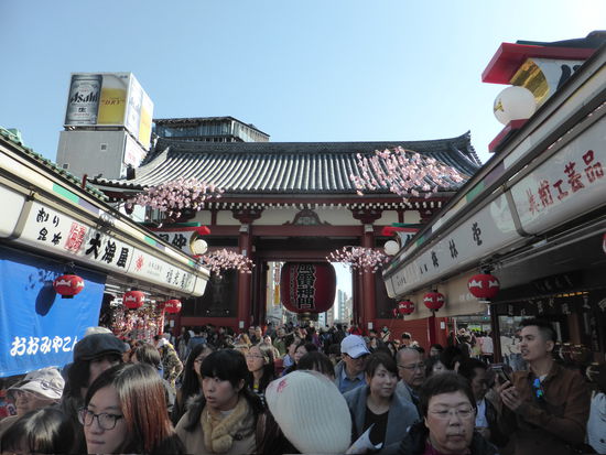Verkaufsstände an der Nakamise-dori