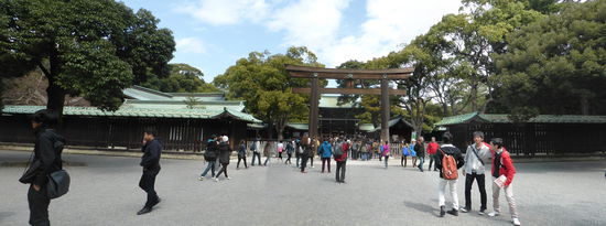 Zugang zum inneren Bezirks des Schreins