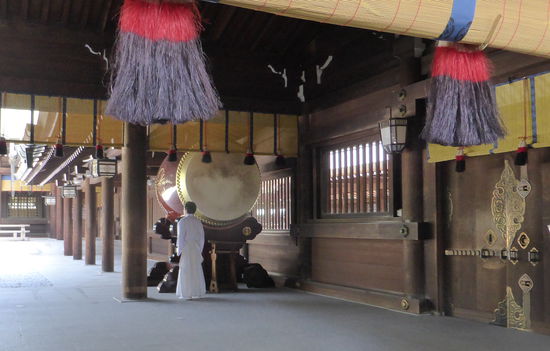 Blick ins das Innere des Schreins