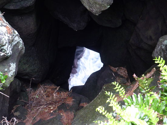 eine Art 'blow-hole'