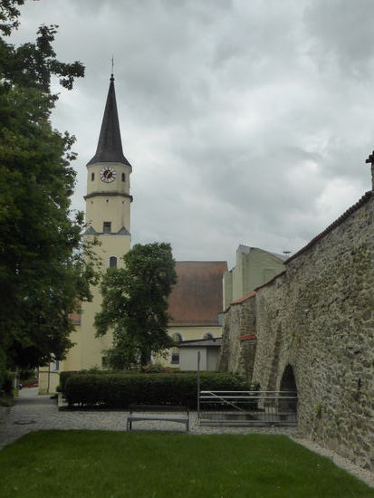 Spitalgarten mit Blick auf die Spitalkirche