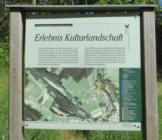 erst vor Ort waren hinreichend Informationstafeln aufgestellt