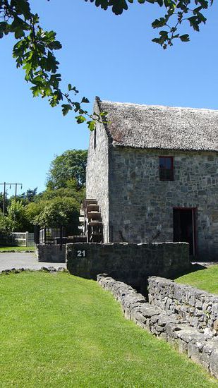 unterschlächtige Vertikalmühle