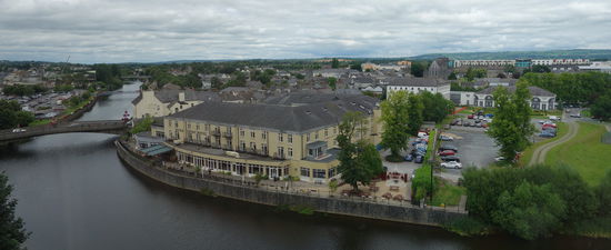 Blick nach Nordosten auf den River Nore
