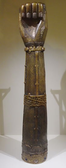 als Schrein von St. Lachtins Arm bekannte Reliquie - Donahmore, Co. Cork - um 1120 gefertigt