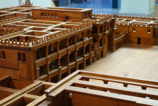 Modell im archäologischen Museum