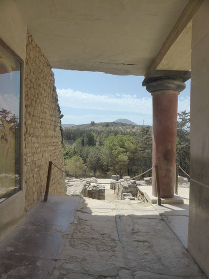 Blick nach Süden in die Berge