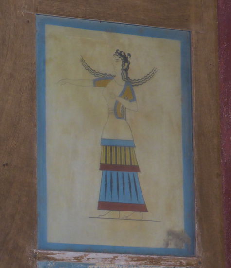 ein Feld in obiger Nische enthält ein weiteres Fresko