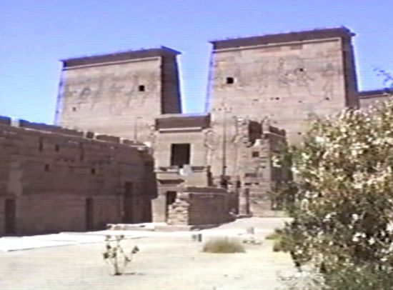 Pylon am Isis-Tempel von Philae