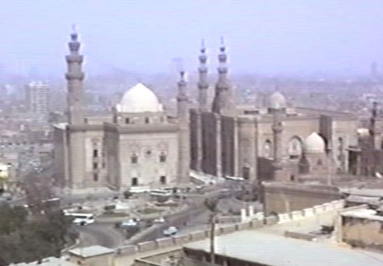 Sultan-Hassan- und der Rifai-Moschee - von der Zitadelle gesehen