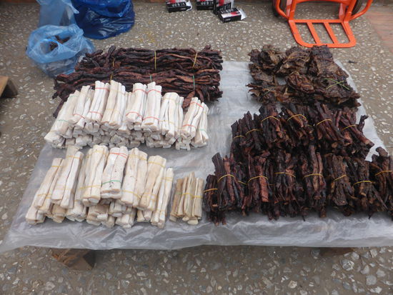 Büffelhaut (Unter - und Oberhaut)