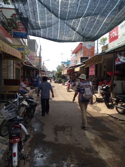 hier auf dem Land ist es schon bedeutend unsauberer