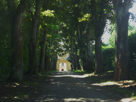 die Zufahrt 'Clos du Chateau' ist per Navi-Eingabe von Glaire punktgenau