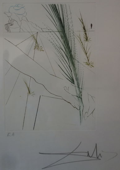 farb-Kaltnadelradierung - Viel Lärm um Shakespeare - Vergebene Liebesmüh - 1970