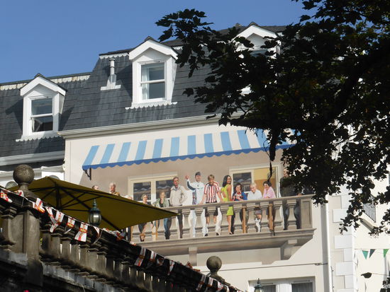 interessante Wandmalerei