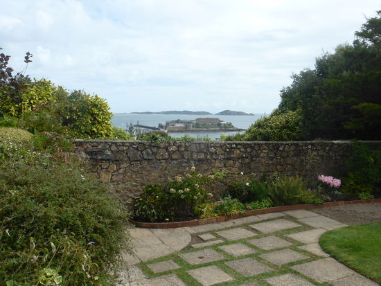 auch von hier ist das Castle Cornet gut zu sehen