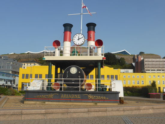 die zweitgrößte Dampfuhr der Welt (hinter Kanada) ist leider außer Betrieb