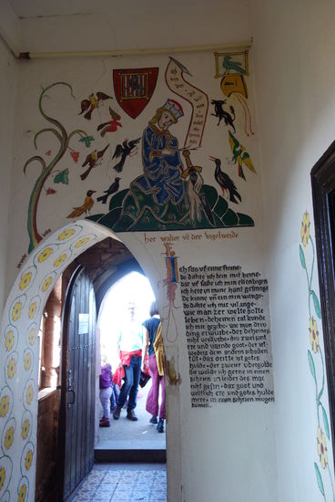 Austritt zur oberen Terrasse