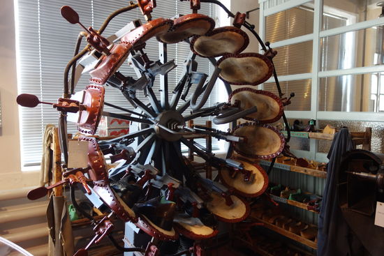 pneumatische Schuhklebpresse