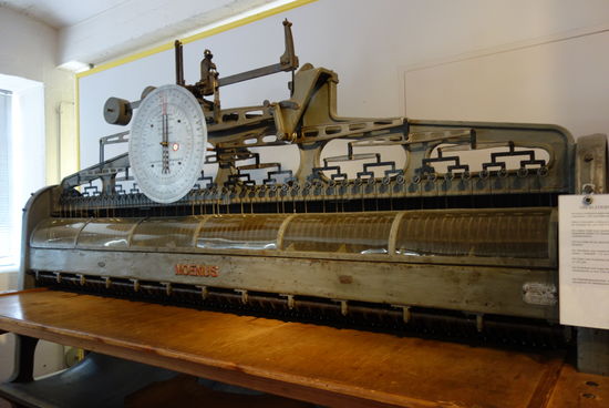 Oberledermeßmaschine