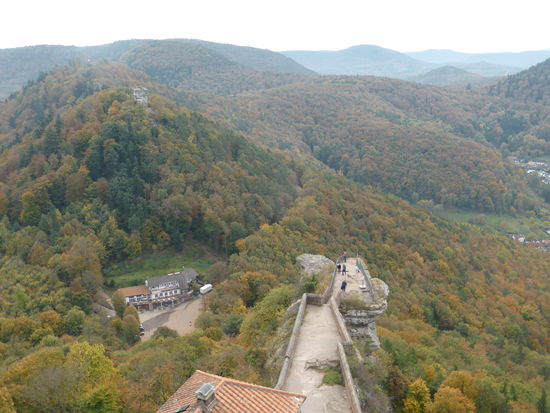 Spitze des Bergsporns