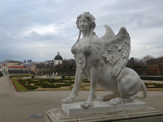 aber auch die Sphinxen sind immer wieder gewöhnungsbedürftig