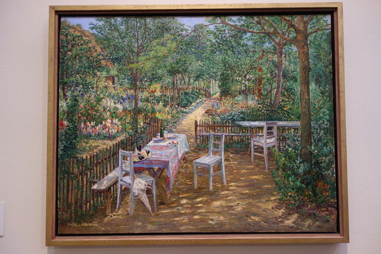 Theodor von Hörmann - Sommer im Garten 
Öl auf Leinwand - um 1893