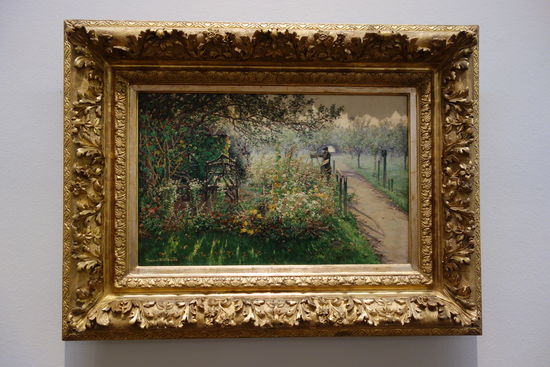 Theodor von Hörmann - Der Maler im Blumengarten (Selbstbildnis)
Öl auf Leinwand - um 1891/92