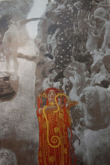 Gustav Klimt - Die Medizin - Fakultätsbild für die Univ. Wien - 1900-07
Reproduktion - Bild 1945 verbrannt