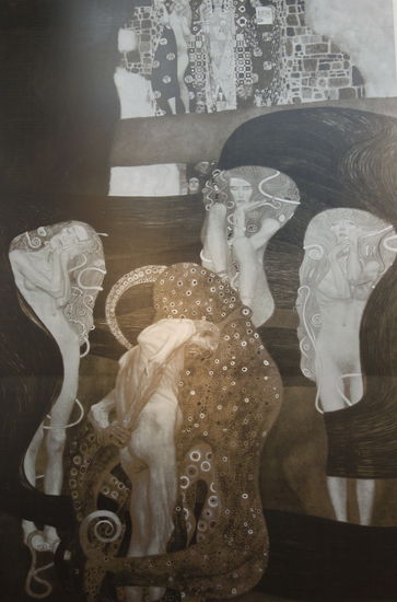 Gustav Klimt - Die Jurisprudenz - Fakultätsbild für die Univ. Wien - 1900-07
Reproduktion - Bild 1945 verbrannt