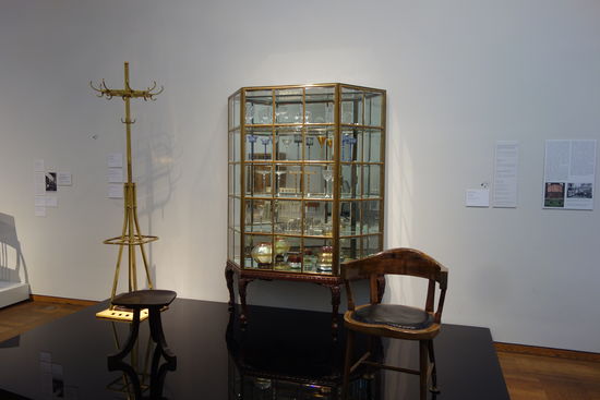 Glasvitrine - Mahagoni/ Messing - Adolf Loos