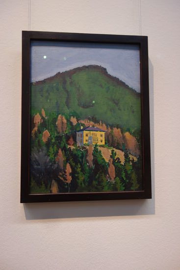 Villa Schüler am Semmering - Koloman Moser - Öl auf Leinwand - um 1911