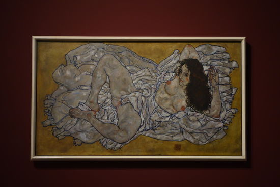 Egon Schiele - Liegende Frau - 1917
Öl auf Leinwand