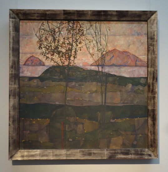 Egon Schiele - Versinkende Sonne - 1913
Öl auf Leinwand