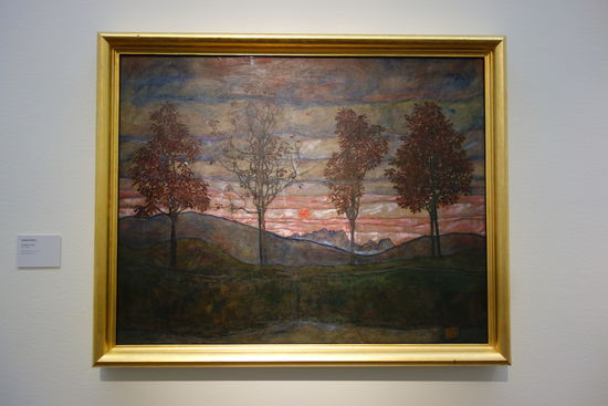 Egon Schiele - Vier Bäume - 1917
Öl auf Leinwand