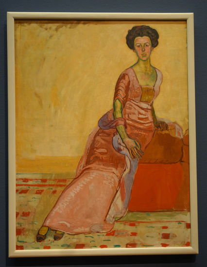 Ferdinan Hodler - Bildnis Gertrud Müller - 1911
Öl auf Leinwand