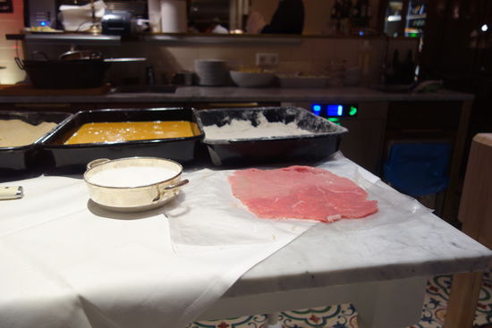 bis das Fleisch die präsentable  Größe hat.