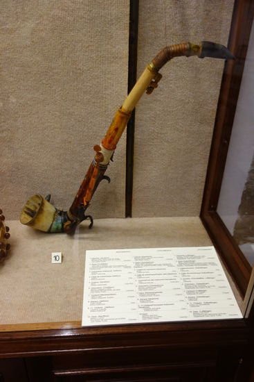 Saxophon aus Bambus und Horn - Kolumbien