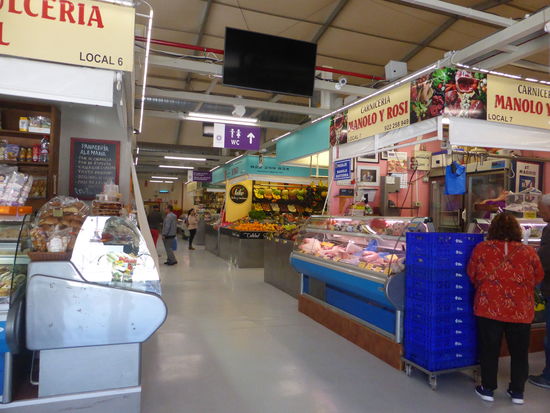 Gemüse, Obst, Fleisch und Fisch