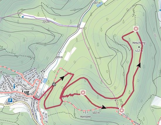 open-street-map - Ausschnitt aus der o.g. app