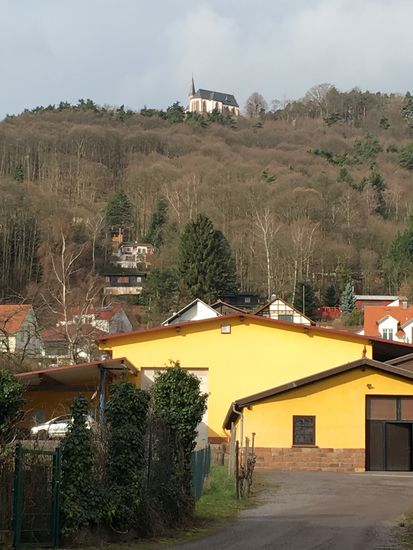 St.-Anna-Kapelle - direkt etwa 170 m oberhalb unserer Wohnung