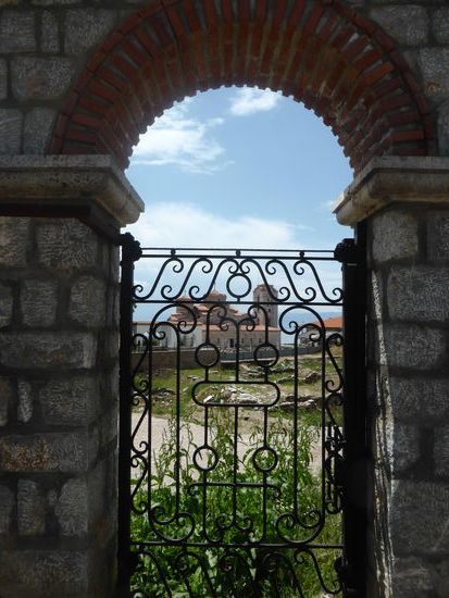 frühe christliche Basilika  und St. Clement Kloster von St. Paneleimom