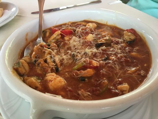 unser scharfes Muschelgericht - köstlich